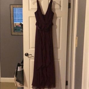Wine colored Bridesmaid dress